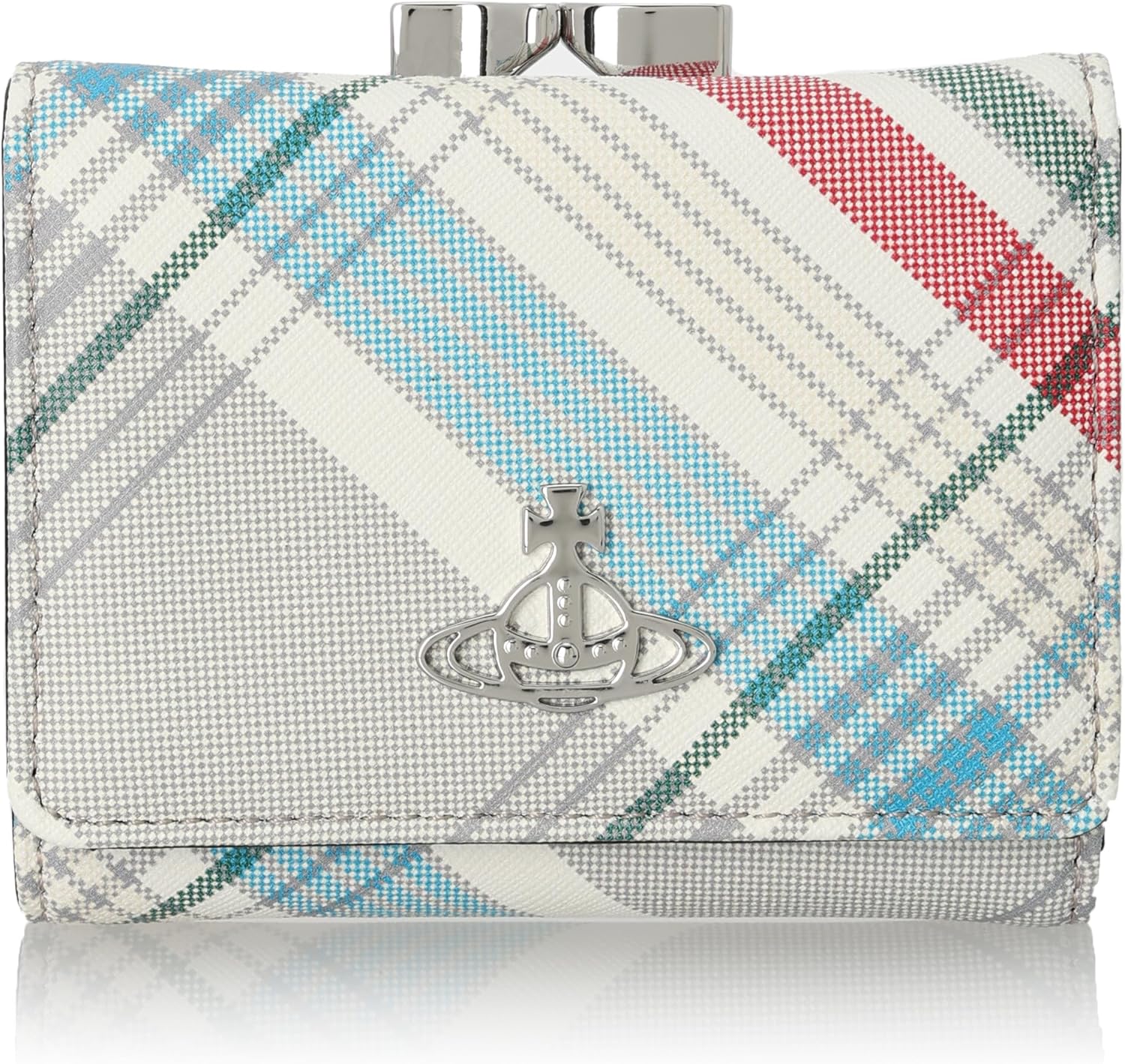 バーバリー 長財布 白 ＆ 折り財布 赤 ノバチェック柄 2点セット